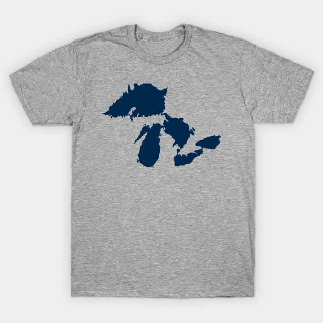 Coronelli Great Lakes Map 1694 T-Shirt by fortheloveofmaps